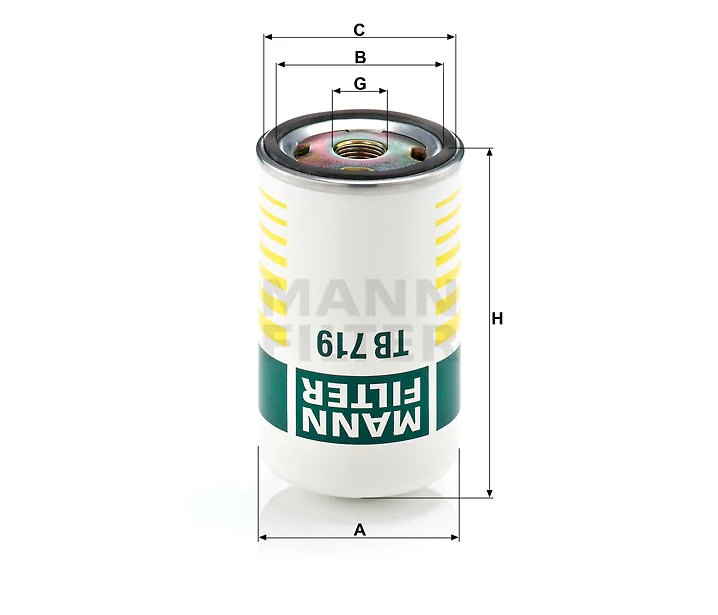 Mann-Filter - TB 719 - Air dryer box spin-on