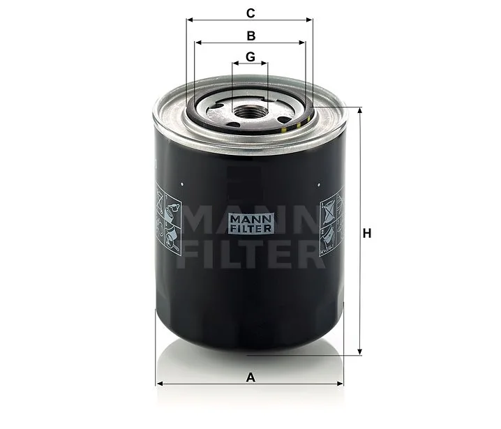 Mann-Filter - W 1374/2 - Oil filter