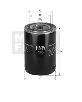 Mann-Filter - W 14 003 - Oil filter