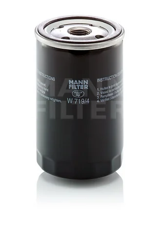 Mann-Filter - W 719/4 - Oil filter (spin-on)