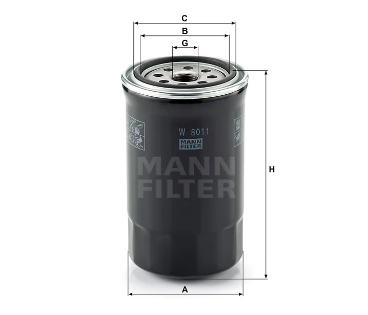 Mann-Filter - W 8011 - Oil filter