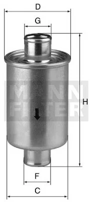 Mann-Filter - W 811/1 - Oil filter