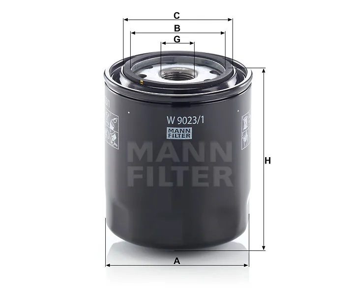 Mann-Filter - W 9023/1 - Oil filter