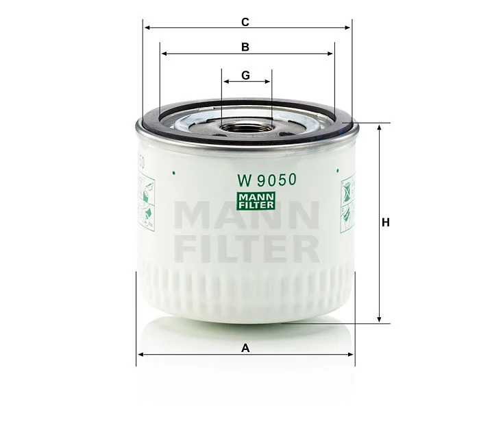 Mann-Filter - W 9050 - Oil filter (spin-on)