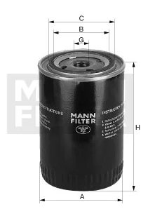 Mann-Filter - W 9069 - Oil filter