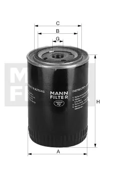 Mann-Filter - W 920/84 - Oil filter (spin-on)