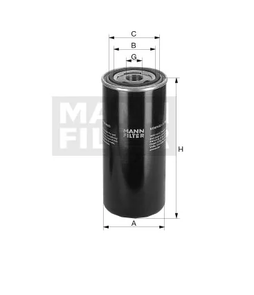 Mann-Filter - WD 10 011 - Oil filter