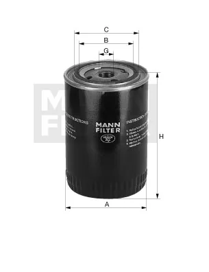 Mann-Filter - WD 10 012 - Oil filter
