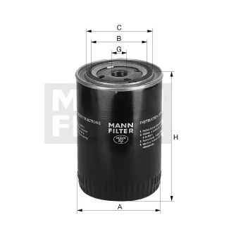 Mann-Filter - WD 10 016 - Oil filter