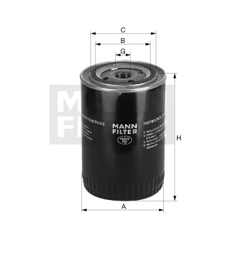 Mann-Filter - WD 10 017 x - Oil filter