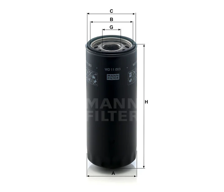 Mann-Filter - WD 11 003 - Oil filter