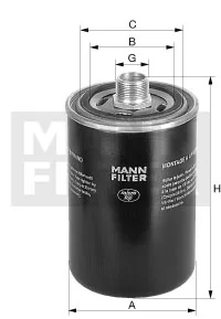 Mann-Filter - WD 940/4 - Oil filter (spin-on)