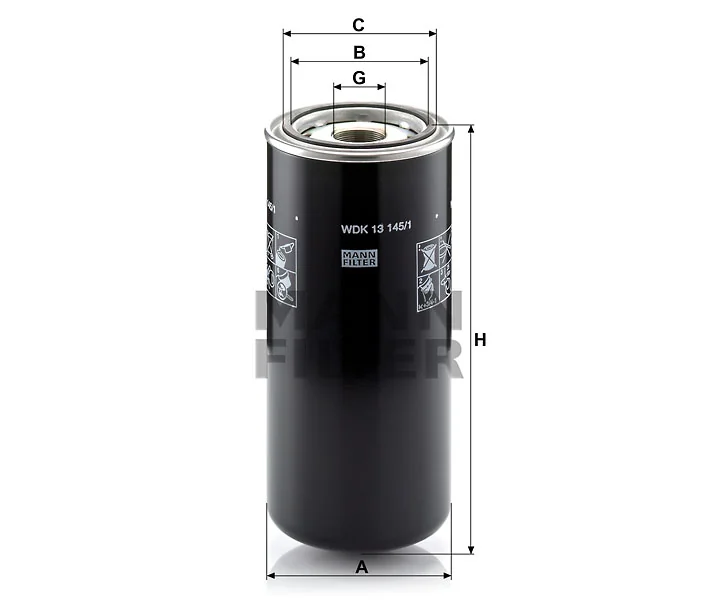Mann-Filter - WDK 13 145/1 - Fuel filter