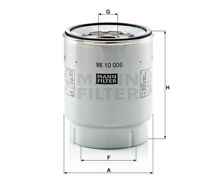 Mann-Filter - WK 10 006 z - Fuel filter