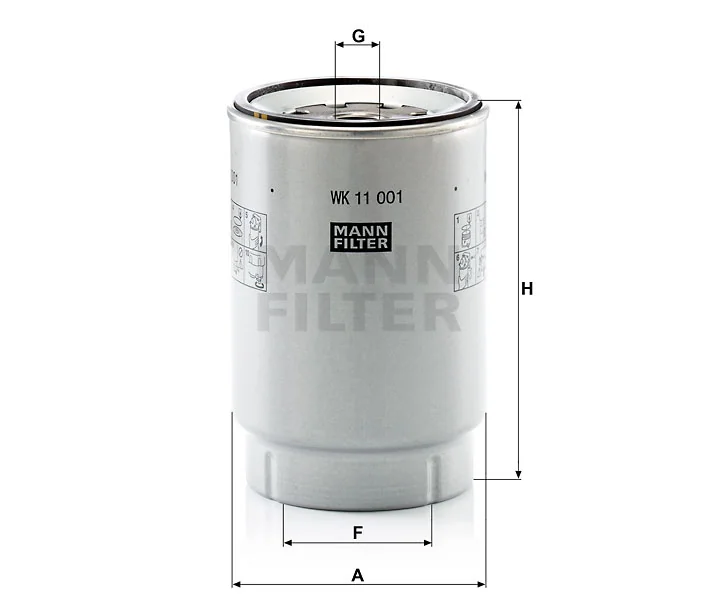 Mann-Filter - WK 11 001 x - Fuel filter