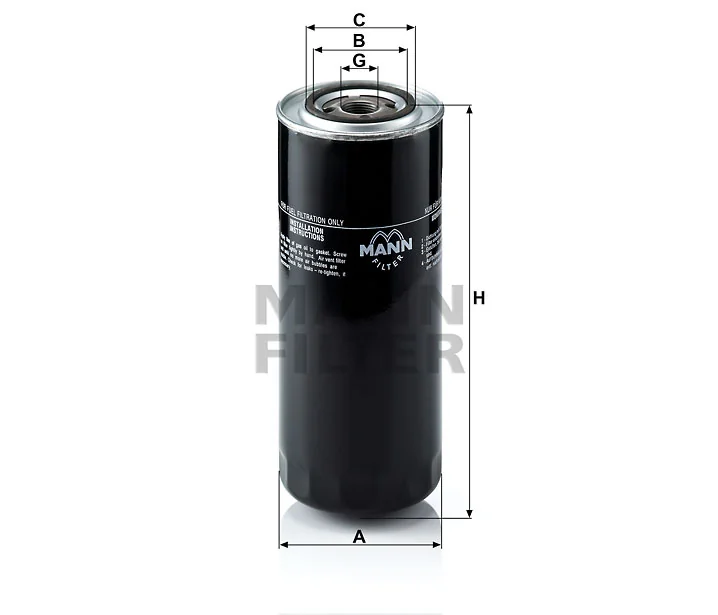 Mann-Filter - WK 11 102/5 - Fuel filter