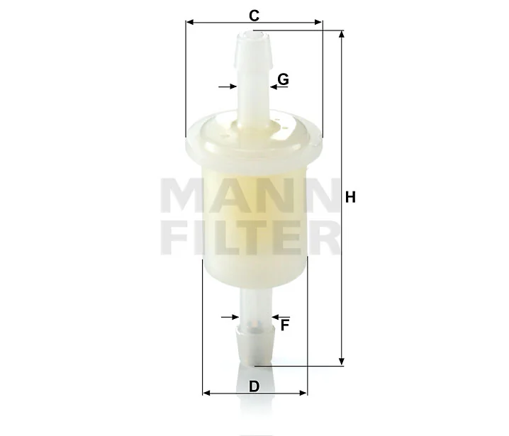 Mann-Filter - WK 21 (10) - Fuel filter in-line