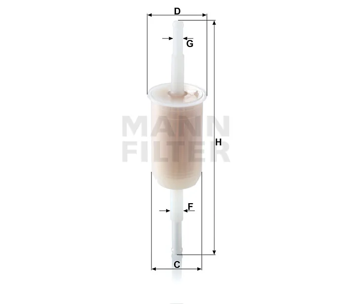 Mann-Filter - WK 32 (10) - Fuel filter in-line