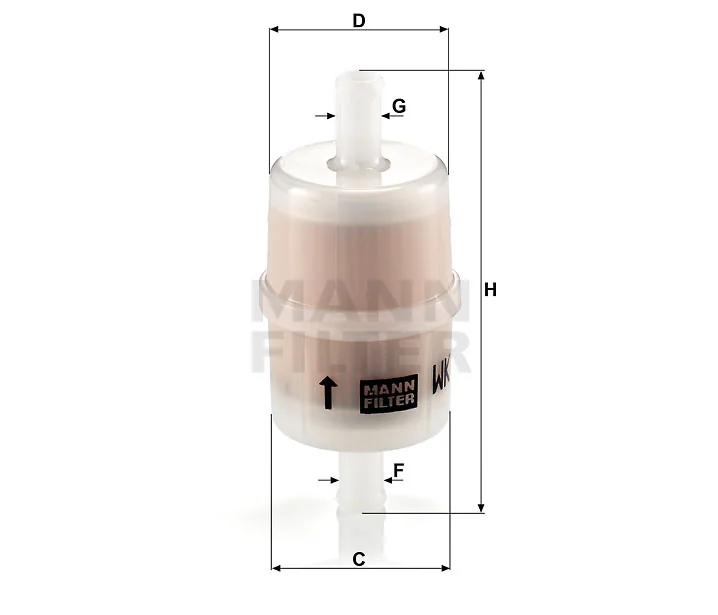 Mann-Filter - WK 32/7 - Fuel filter