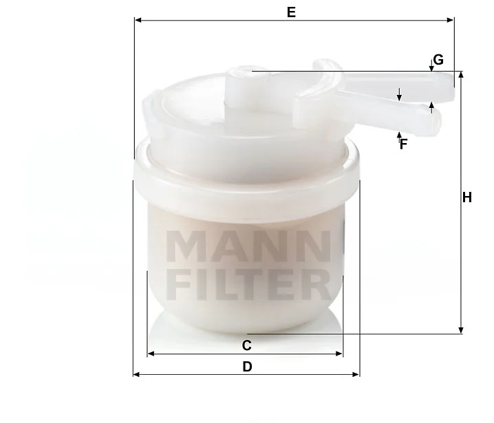 Mann-Filter - WK 42/10 - Fuel filter