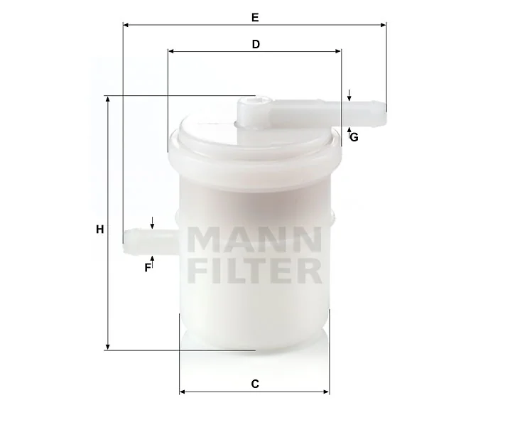 Mann-Filter - WK 42/81 - Fuel filter