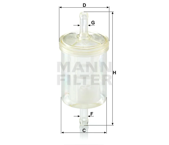 Mann-Filter - WK 43/13 (10) - Fuel filter in-line