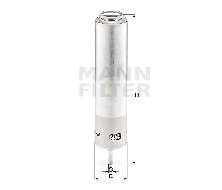 Mann-Filter - WK 5001 - Fuel filter