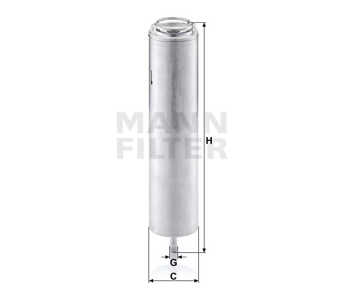 Mann-Filter - WK 5002 x - Fuel filter (in-line)