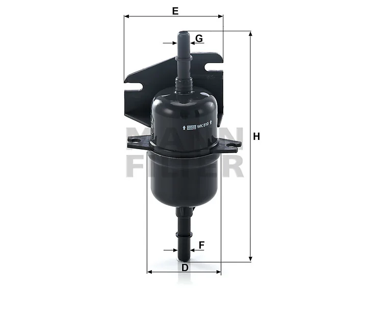 Mann-Filter - WK 510 - Fuel filter