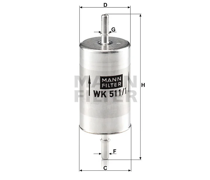 Mann-Filter - WK 511/1 - Fuel filter