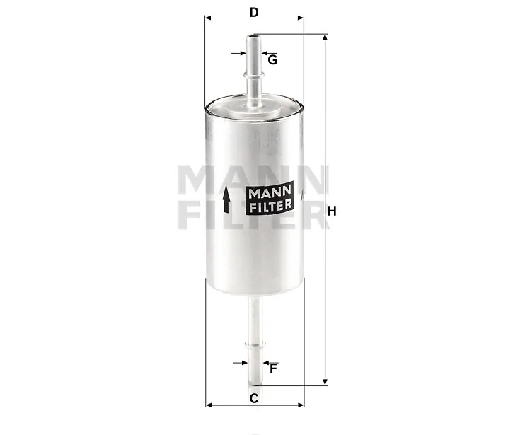 Mann-Filter - WK 512/1 - Fuel filter