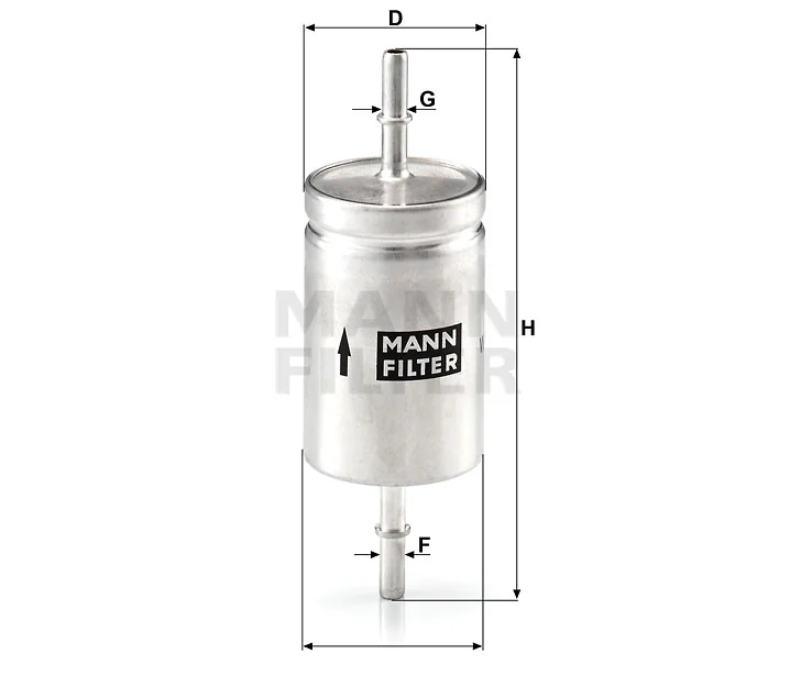 Mann-Filter - WK 512 - Fuel filter