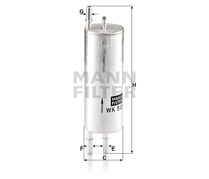 Mann-Filter - WK 513/3 - Fuel filter