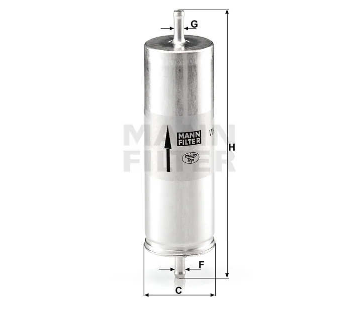 Mann-Filter - WK 516 - Fuel filter