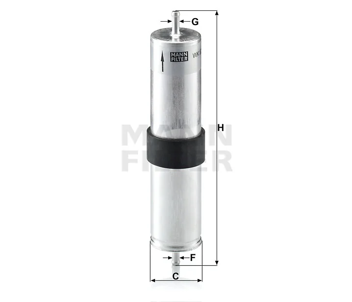 Mann-Filter - WK 521/4 - Fuel filter