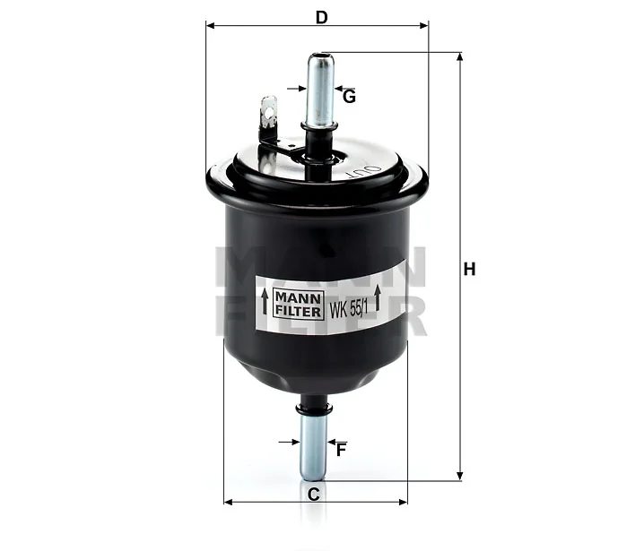 Mann-Filter - WK 55/1 - Fuel filter