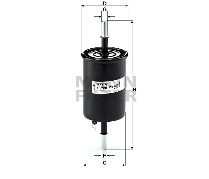Mann-Filter - WK 55/3 - Fuel filter