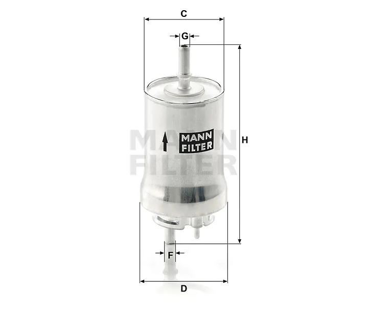 Mann-Filter - WK 59 x - Fuel filter