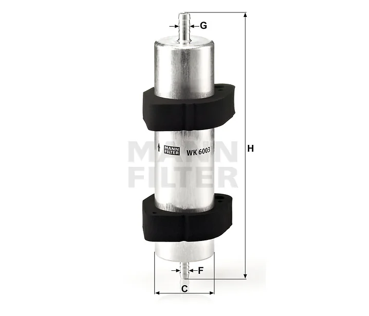 Mann-Filter - WK 6003 - Fuel filter