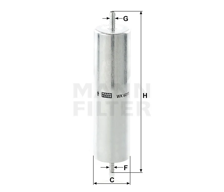 Mann-Filter - WK 6011 - Fuel filter