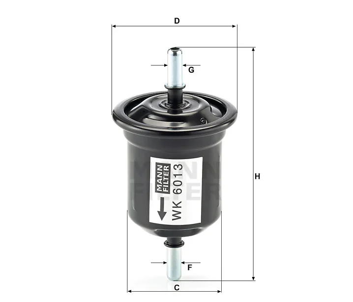 Mann-Filter - WK 6013 - Fuel filter