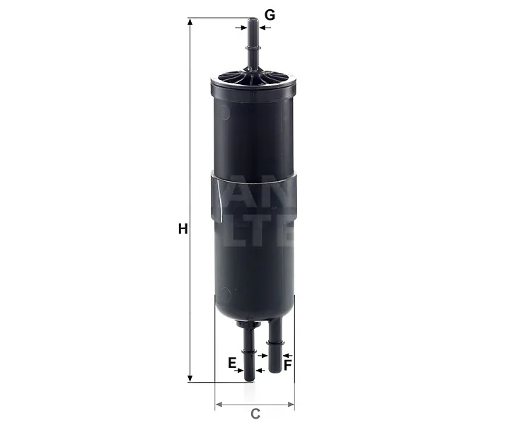 Mann-Filter - WK 6030 - Fuel filter in-line