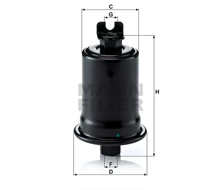 Mann-Filter - WK 614/30 - Fuel filter