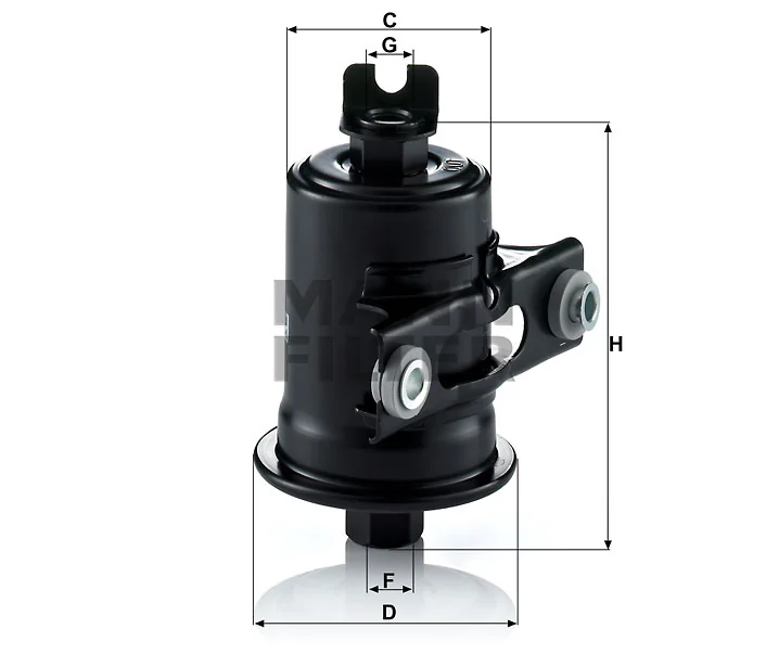 Mann-Filter - WK 614/36 x - Fuel filter in-line