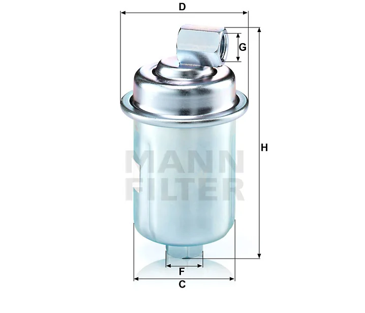 Mann-Filter - WK 614/44 - Fuel filter