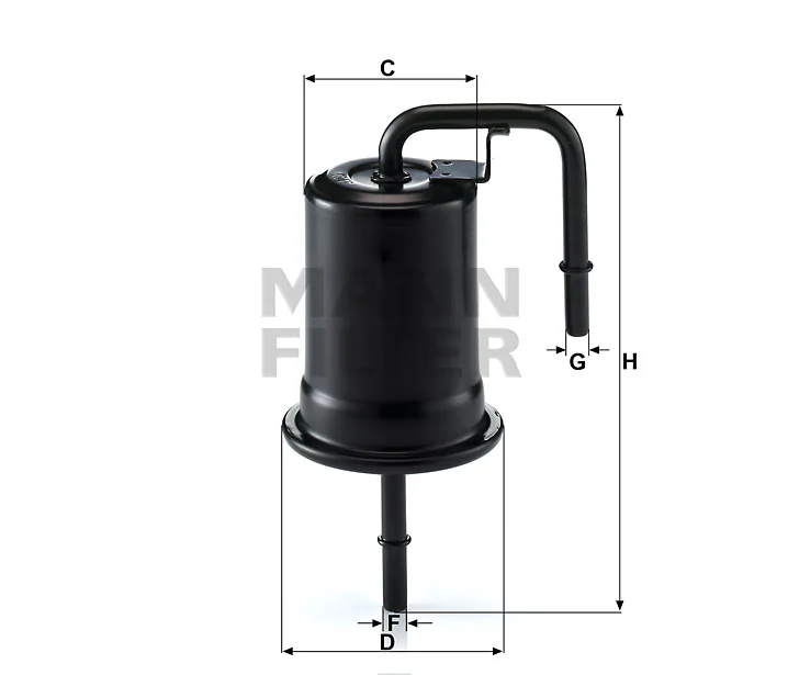 Mann-Filter - WK 614/45 - Fuel filter