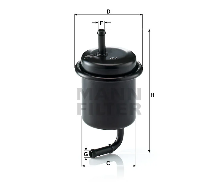 Mann-Filter - WK 614/47 - Fuel filter