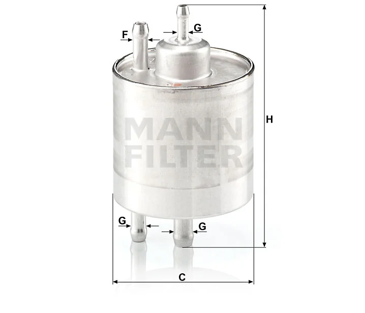 Mann-Filter - WK 711/1 - Fuel filter