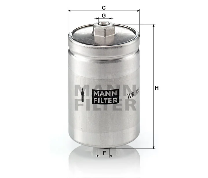 Mann-Filter - WK 725 - Fuel filter