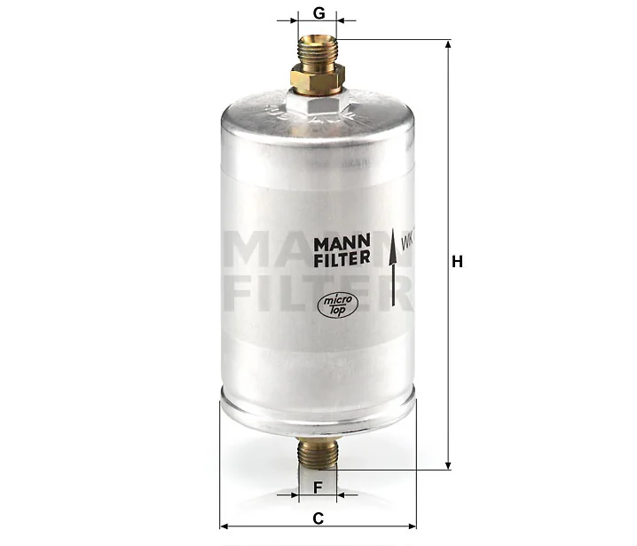 Mann-Filter - WK 726/3 - Fuel filter